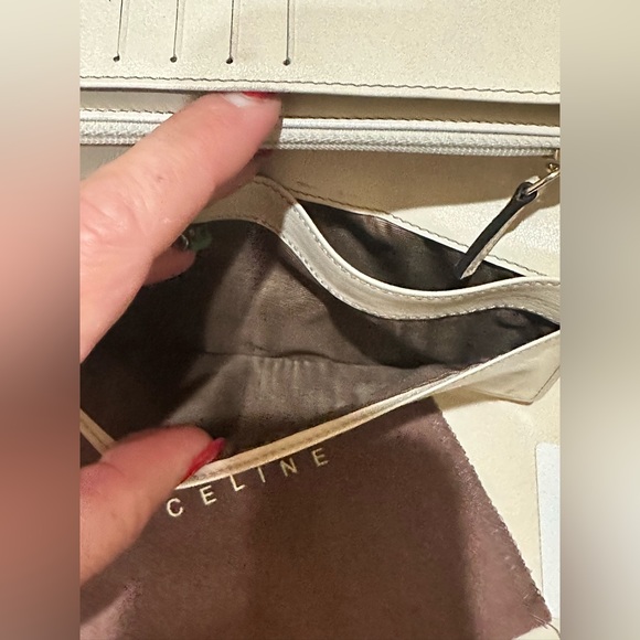 Celine Macadam Embossed Leather and Tan Canvas Long Wallet w/box & dustbag - Picture 14 of 16